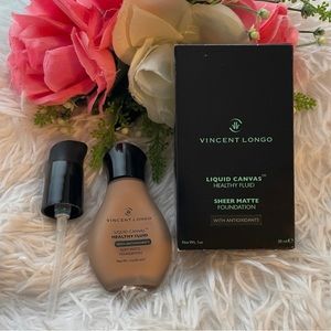 Vincent Longo Liquid Foundation Topaz 12 Buildable Medium Coverage 1oz New